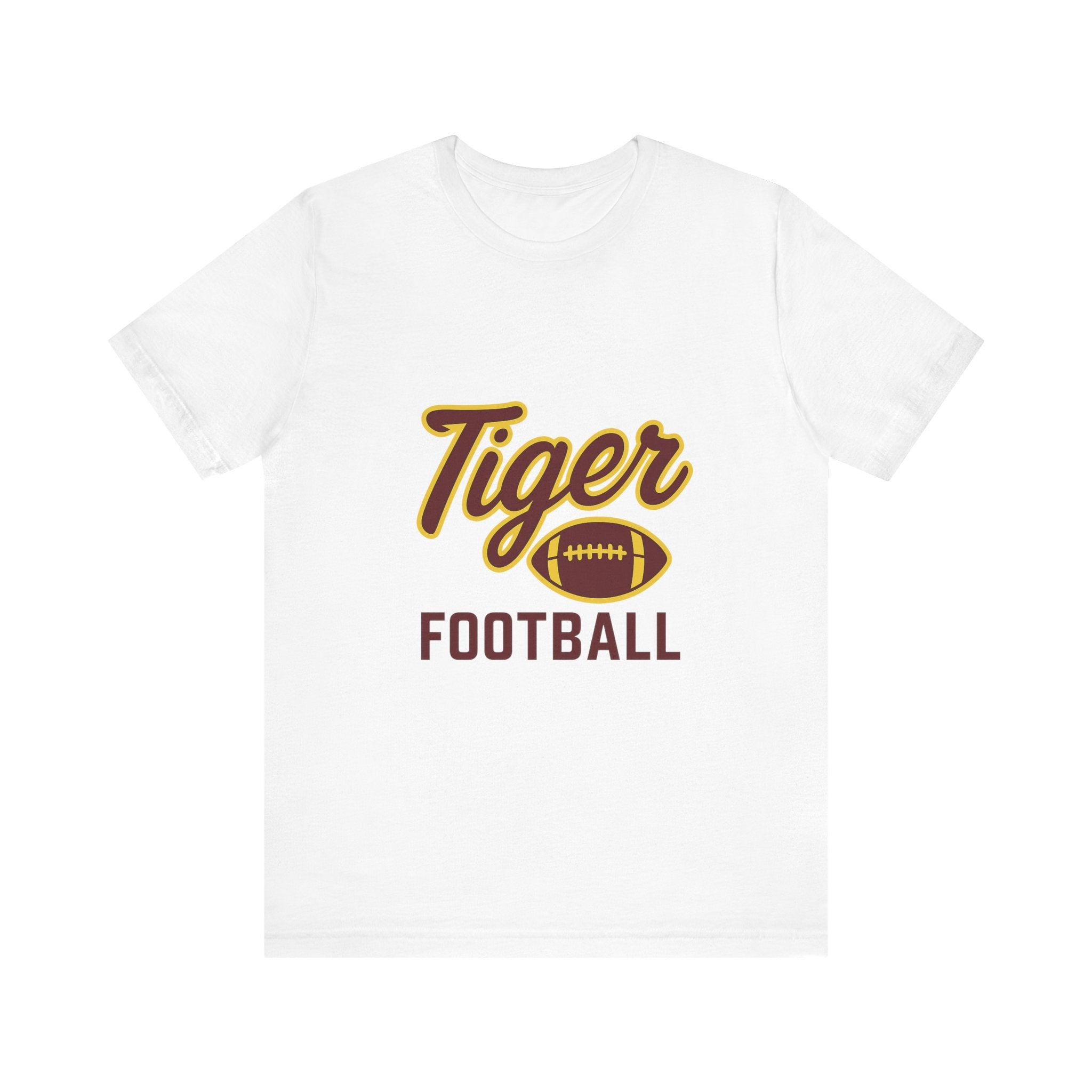 "TIGER FOOTBALL" Unisex Jersey Short Sleeve Tee- 7 color options