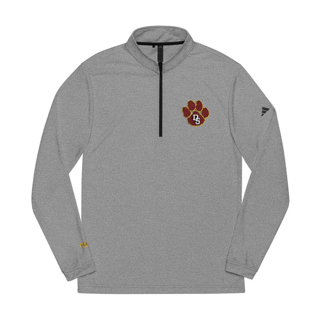 adidas® Quarter-Zip Pullover - Dripping Springs Tiger logo, Sportswear - 4 color options
