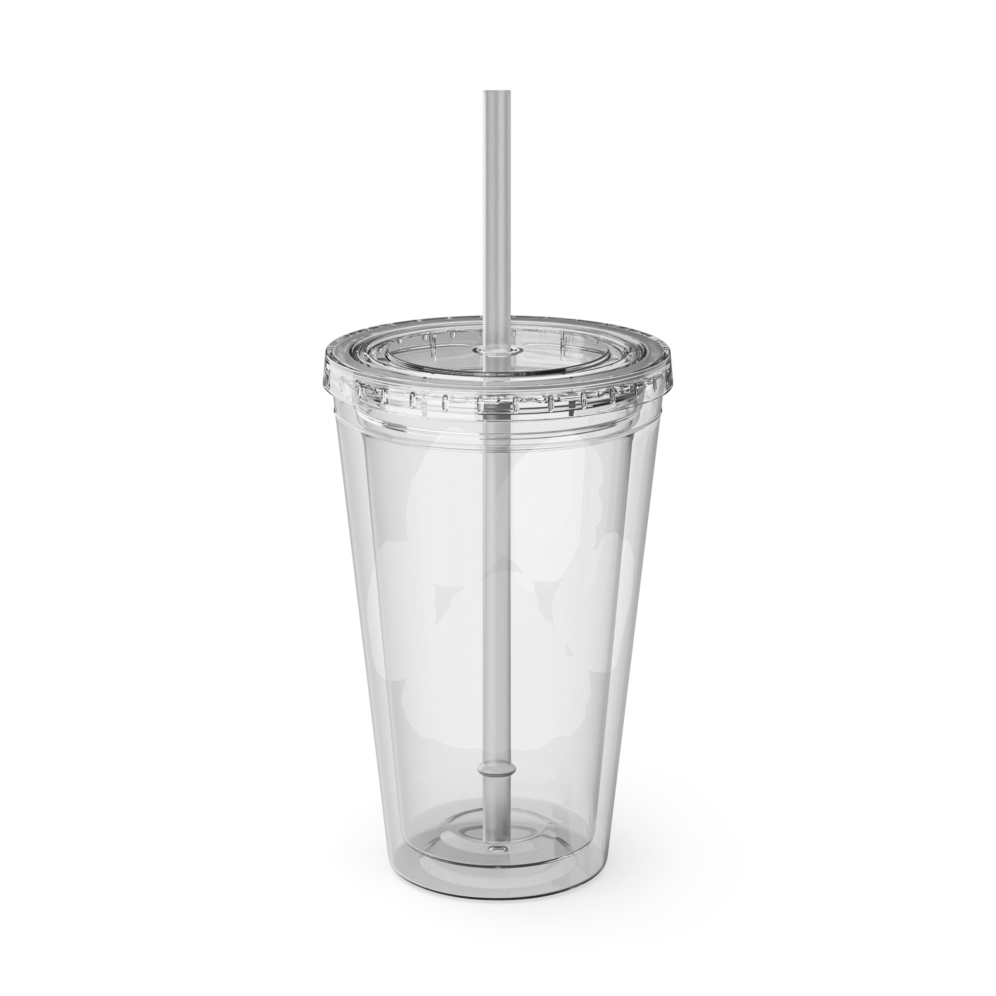 Sunsplash Tumbler with Straw, 16oz - Perfect for Walks, Workouts, Gifts & School, Customizable Design for Everyone