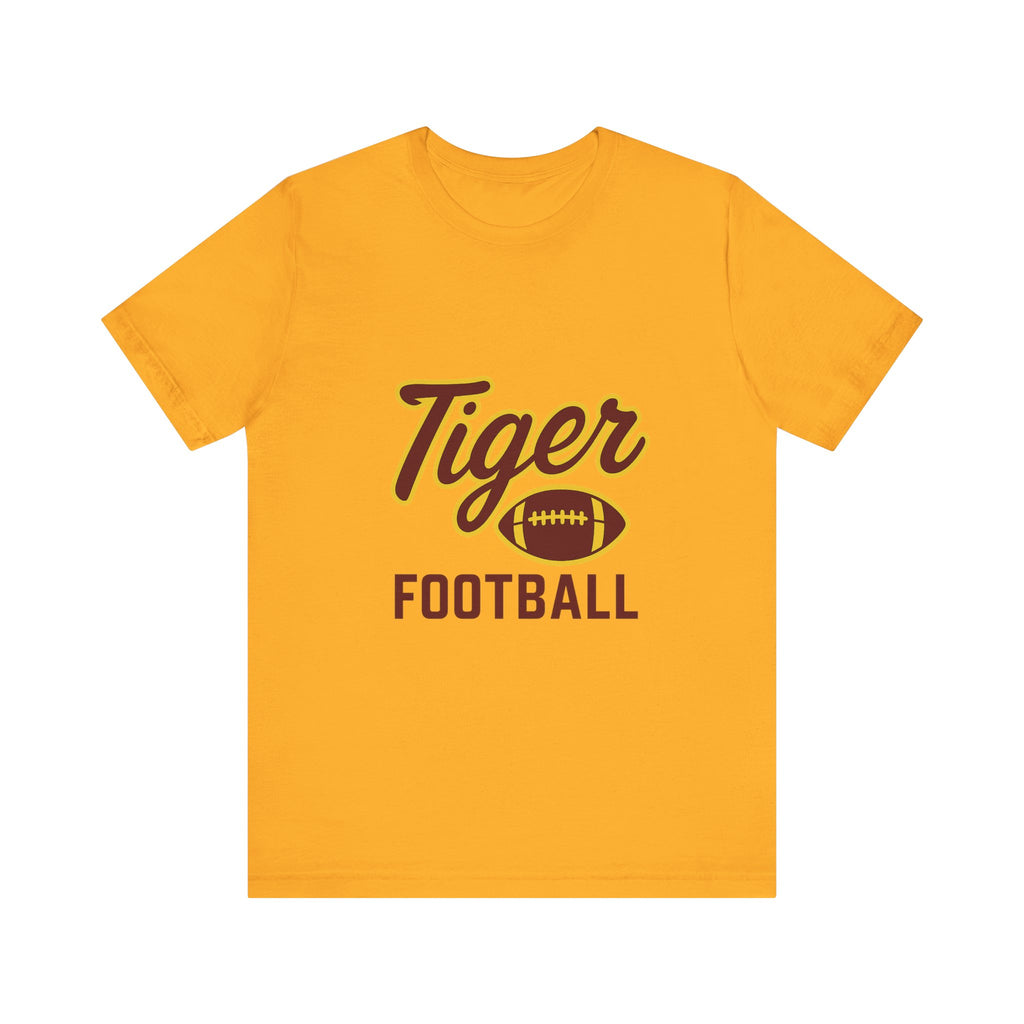 "TIGER FOOTBALL" Unisex Jersey Short Sleeve Tee- 7 color options