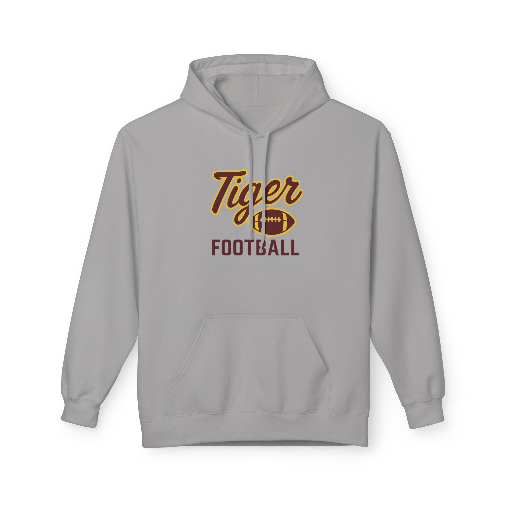 "TIGER FOOTBALL"  Unisex Midweight Softstyle Fleece Hoodie- 6 color options