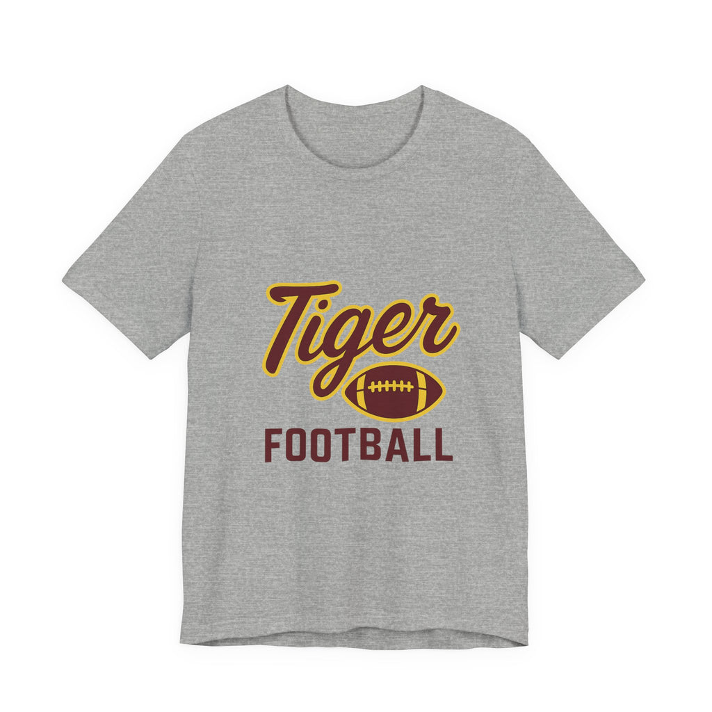 "TIGER FOOTBALL" Unisex Jersey Short Sleeve Tee- 7 color options