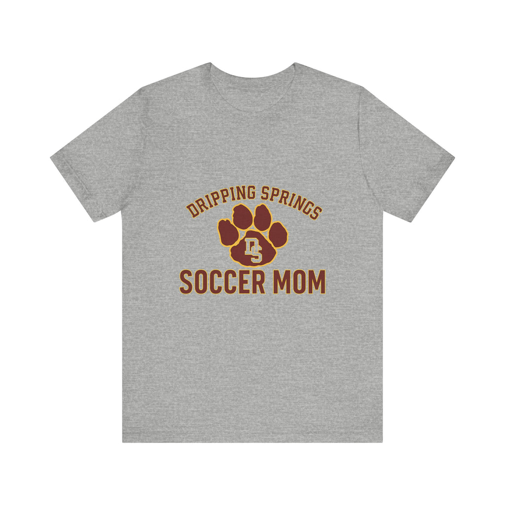 "SOCCER MOM" Unisex Jersey Short Sleeve Tee, 9 color options