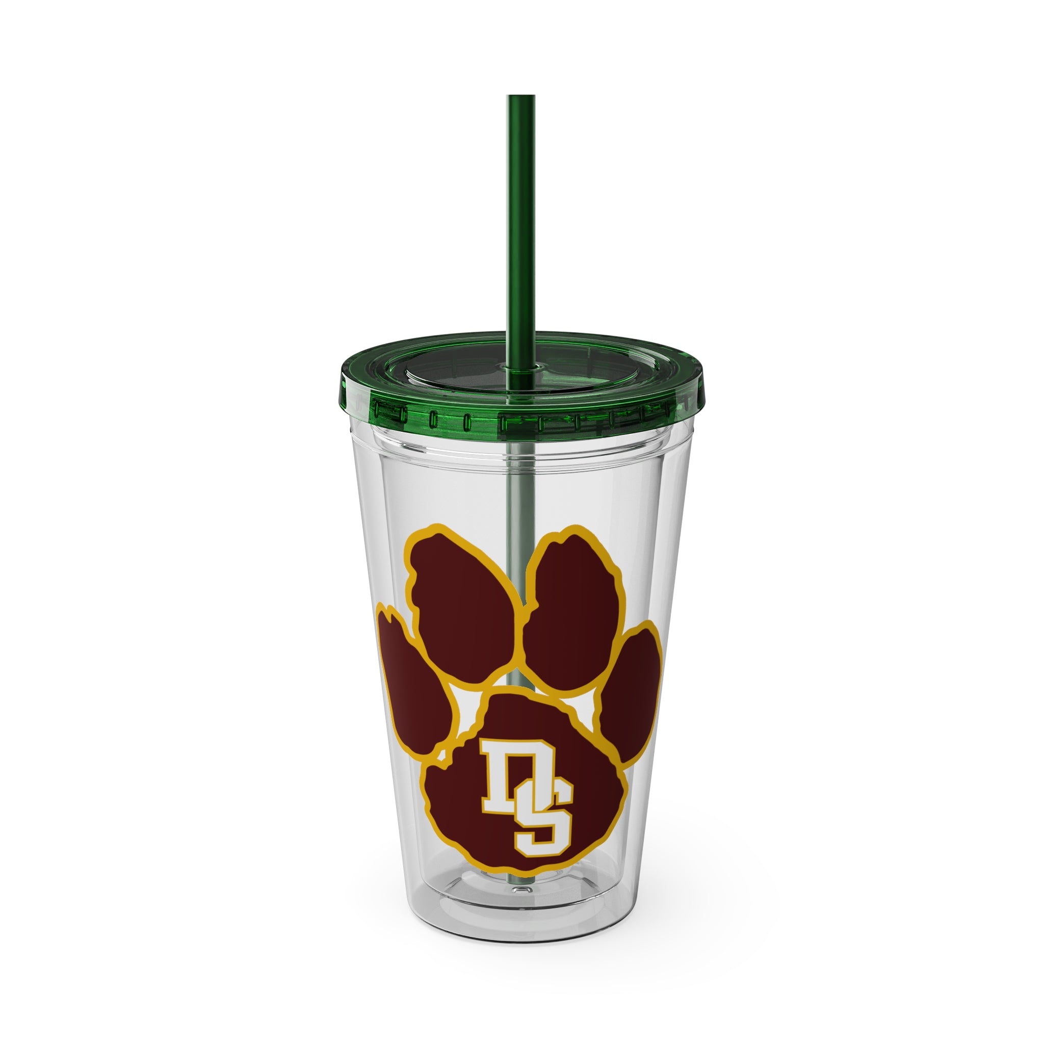 Sunsplash Tumbler with Straw, 16oz - Perfect for Walks, Workouts, Gifts & School, Customizable Design for Everyone