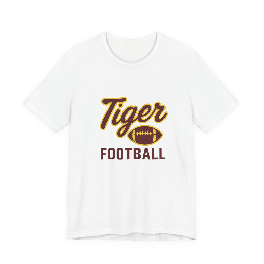 "UNFINISHED BUSINESS TIGER FOOTBALL"  Unisex Jersey Short Sleeve Tee ( 7 color options available)