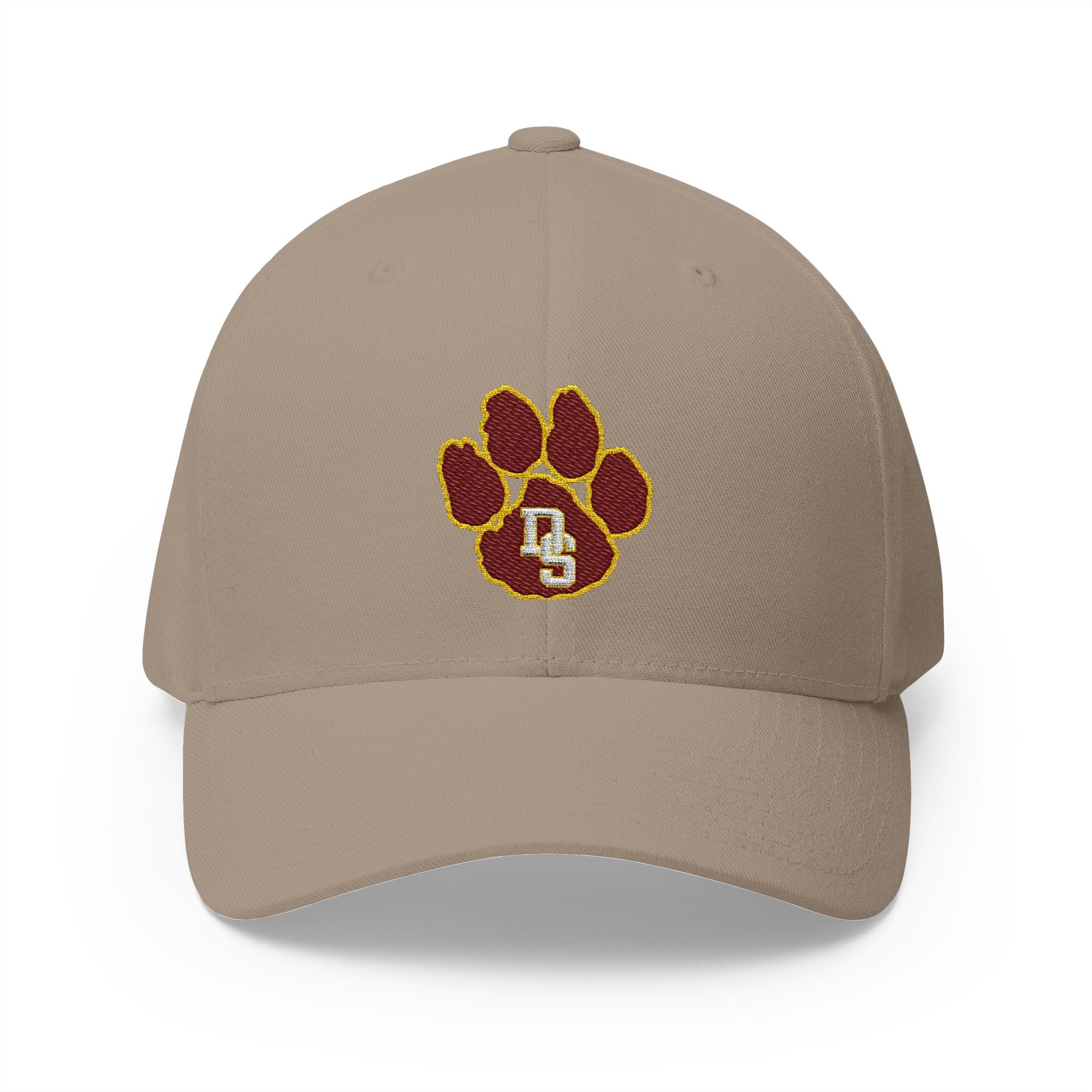 Embroidered Cap with Paw Print, Custom Sports Hat, Personalized Gift for Pet Lovers, Adjustable Baseball Cap, Team Spirit Accessory
