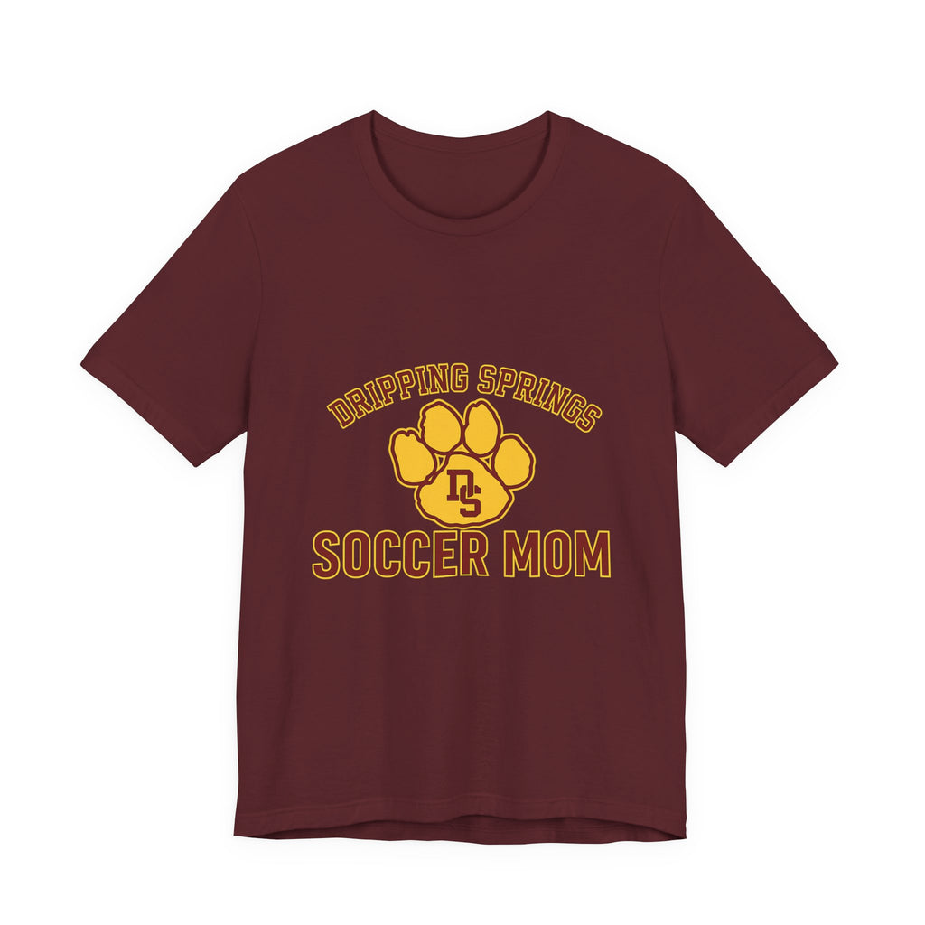 "SOCCER MOM" Unisex Jersey Short Sleeve Tee, 9 color options