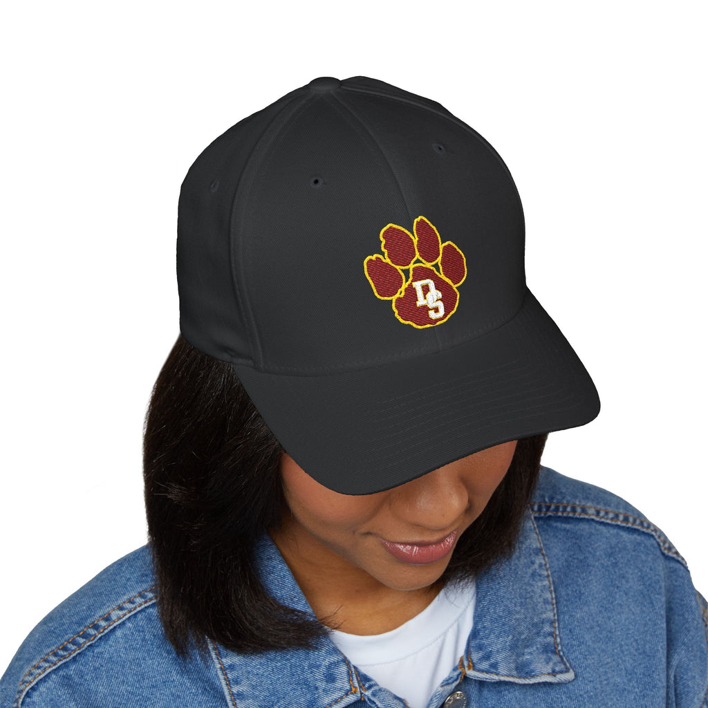 Embroidered Cap with Paw Print, Custom Sports Hat, Personalized Gift for Pet Lovers, Adjustable Baseball Cap, Team Spirit Accessory