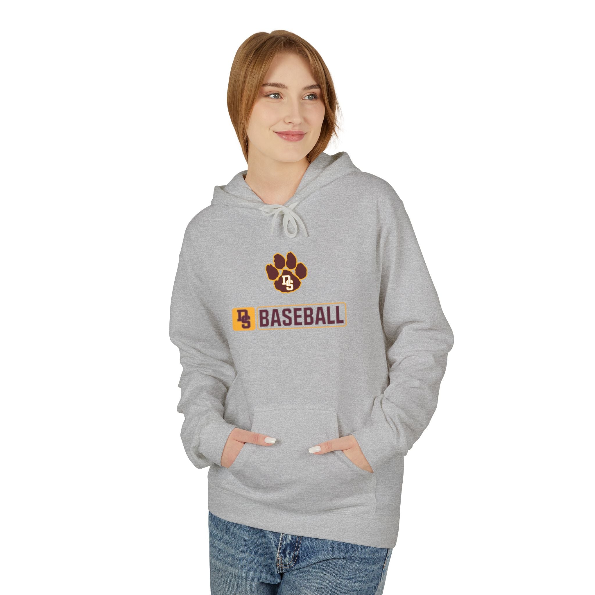 Baseball Unisex Midweight Softstyle Fleece Hoodie- 6 color options