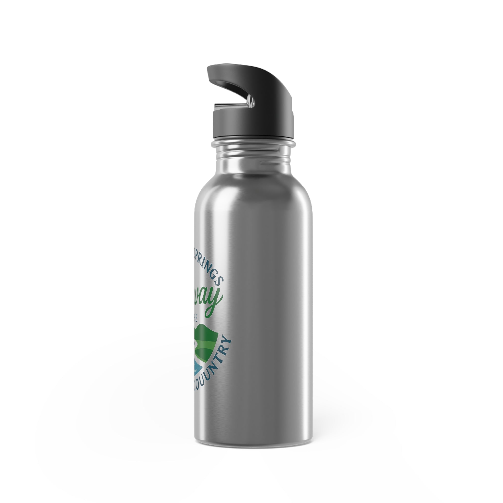 Gateway to hill country Stainless Steel Water Bottle With Straw, 20oz