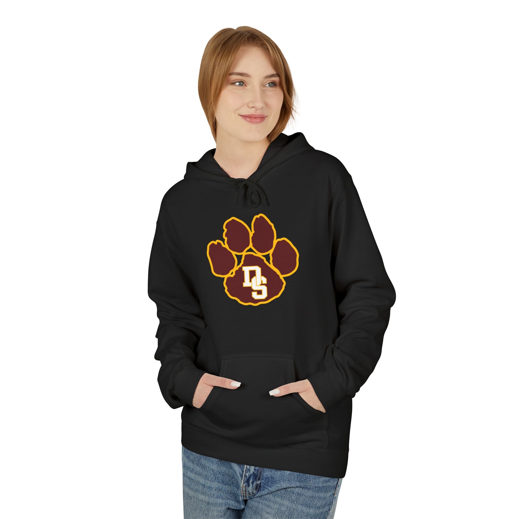 "PAW"  Unisex Midweight Softstyle Fleece Hoodie-6 color options
