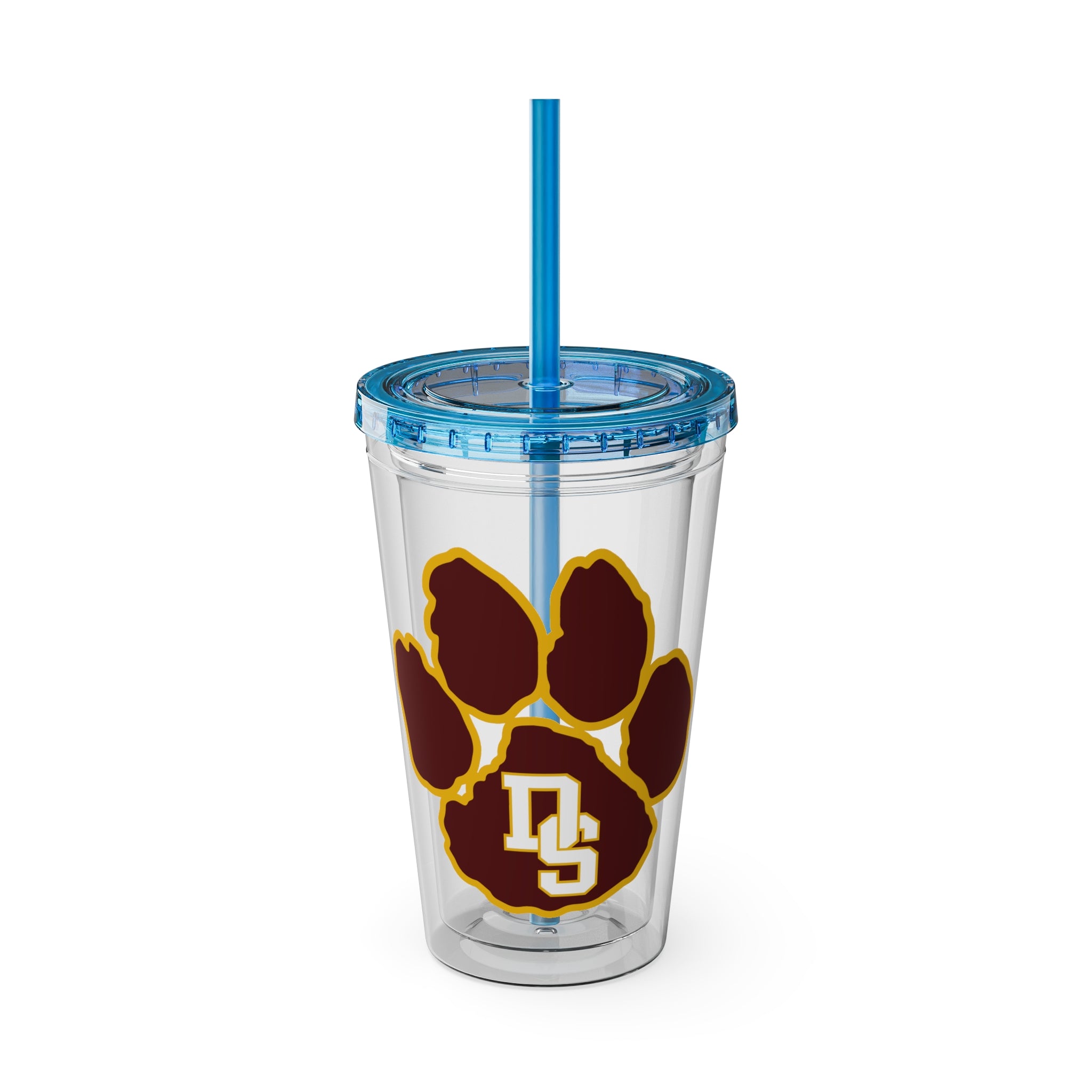 Sunsplash Tumbler with Straw, 16oz - Perfect for Walks, Workouts, Gifts & School, Customizable Design for Everyone