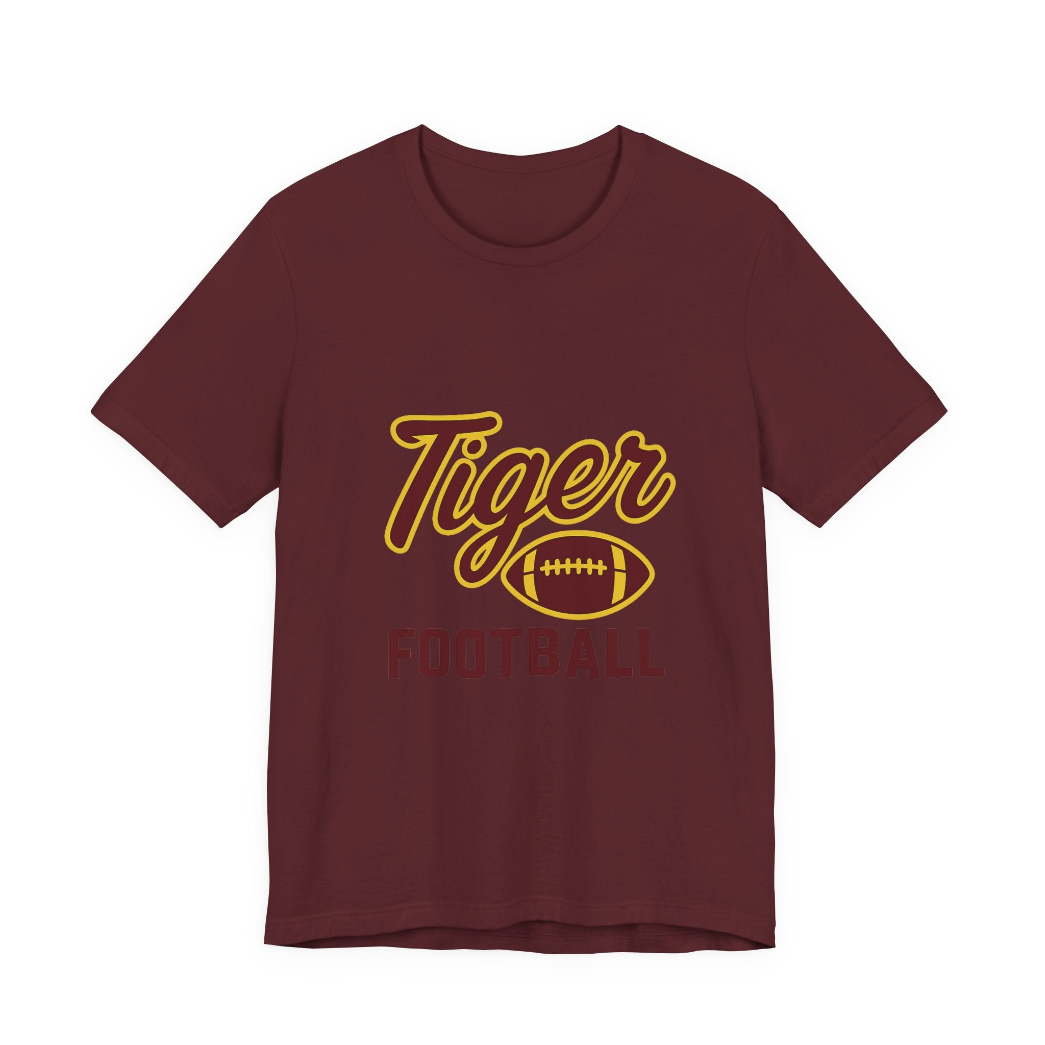 "TIGER FOOTBALL" Unisex Jersey Short Sleeve Tee- 7 color options