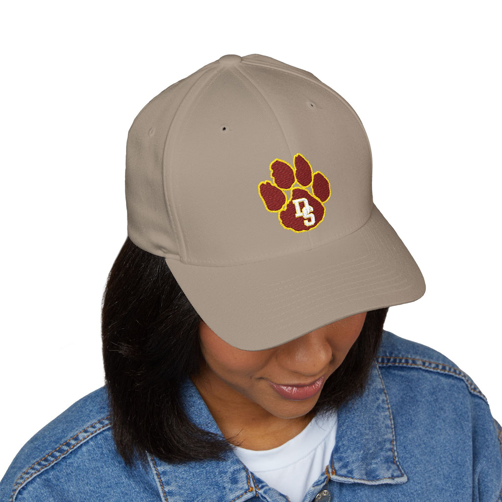 Embroidered Cap with Paw Print, Custom Sports Hat, Personalized Gift for Pet Lovers, Adjustable Baseball Cap, Team Spirit Accessory