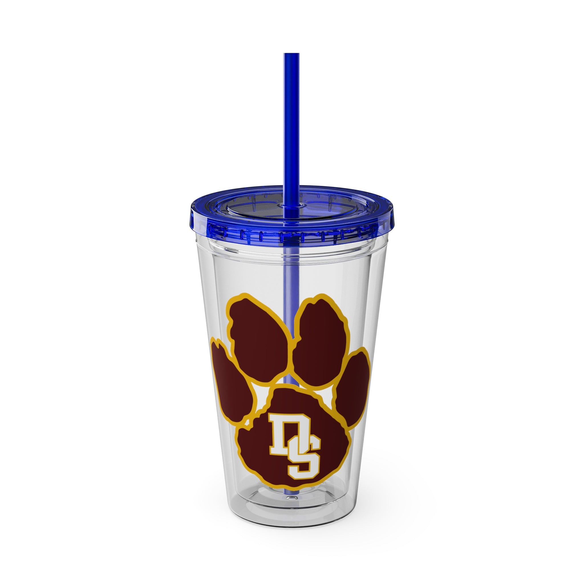 Sunsplash Tumbler with Straw, 16oz - Perfect for Walks, Workouts, Gifts & School, Customizable Design for Everyone