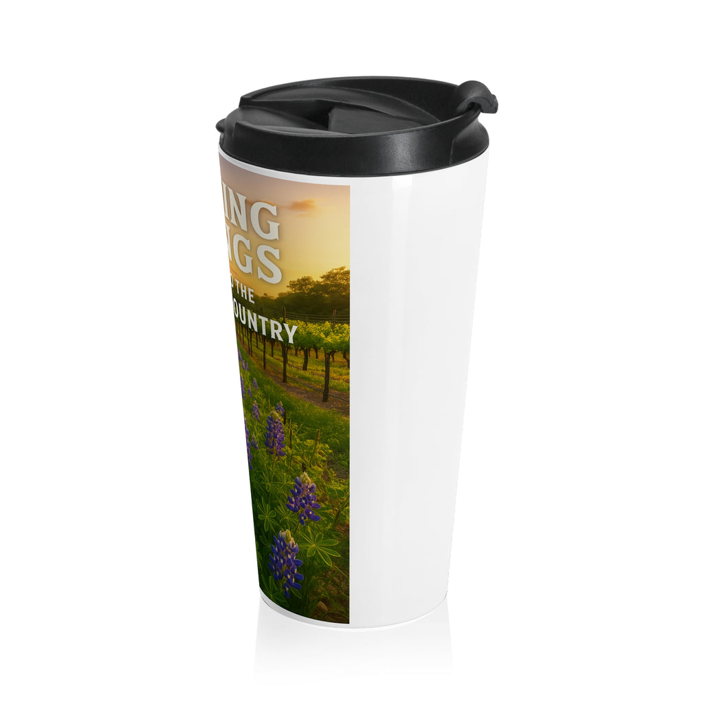 Dripping Springs Travel Mug — 'Gateway to the Ozarks Hill Country' Stainless Steel Tumbler