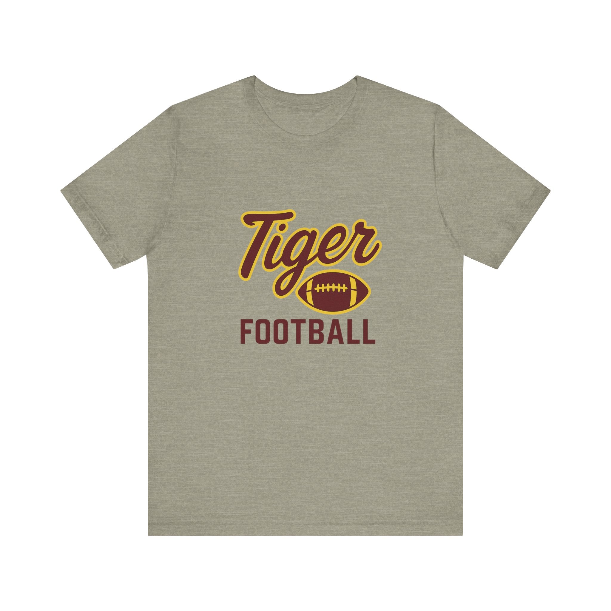 "UNFINISHED BUSINESS TIGER FOOTBALL"  Unisex Jersey Short Sleeve Tee ( 7 color options available)