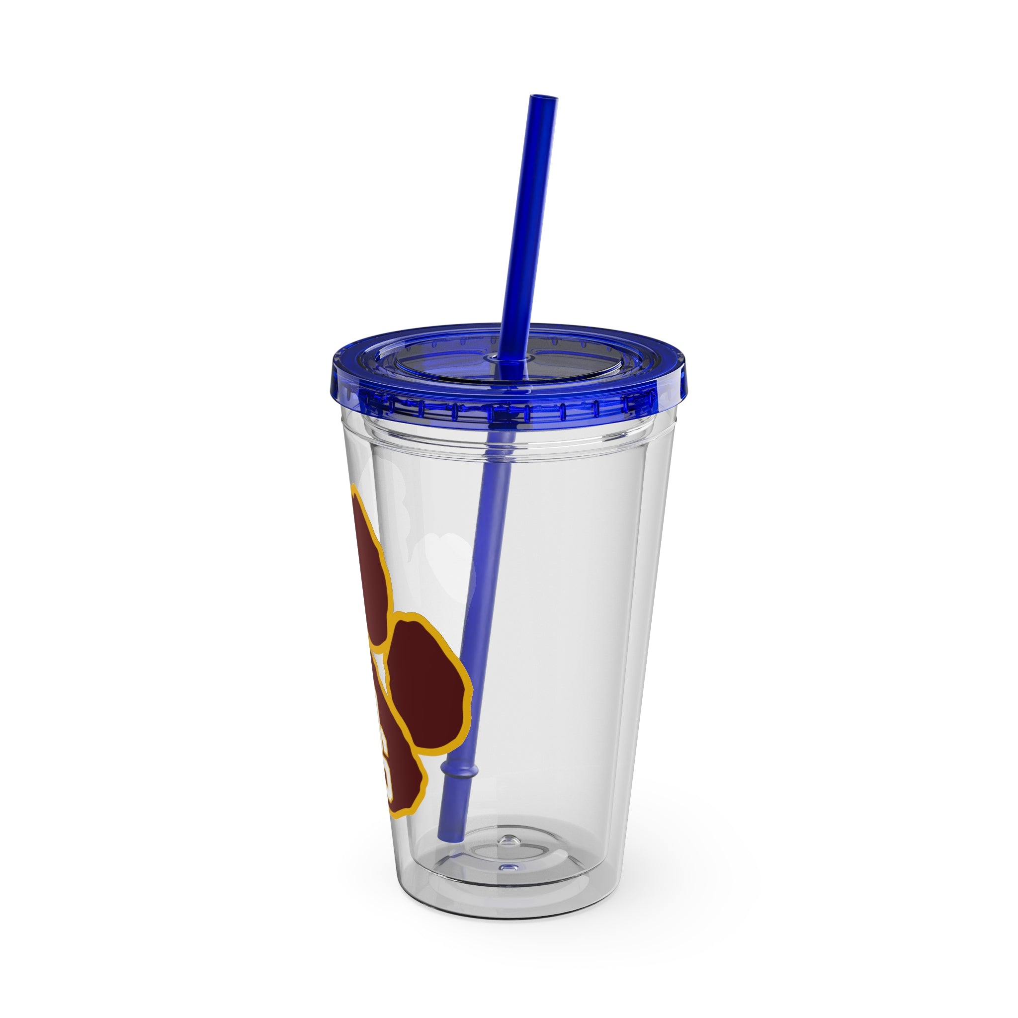 Sunsplash Tumbler with Straw, 16oz - Perfect for Walks, Workouts, Gifts & School, Customizable Design for Everyone