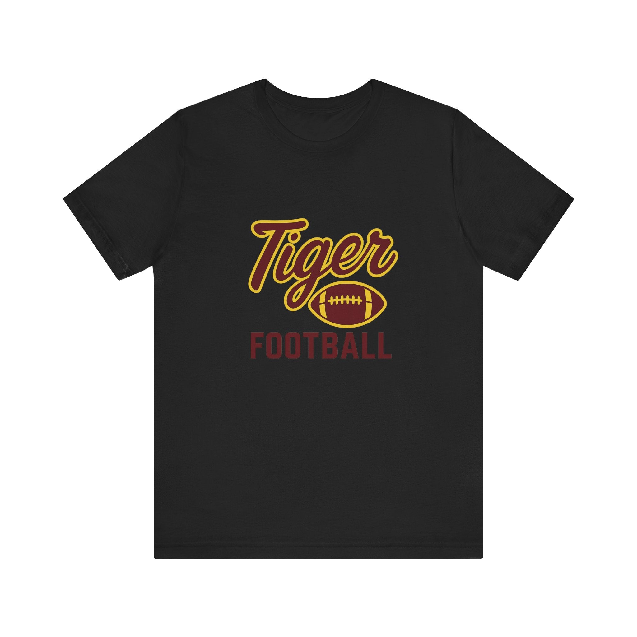"UNFINISHED BUSINESS TIGER FOOTBALL"  Unisex Jersey Short Sleeve Tee ( 7 color options available)