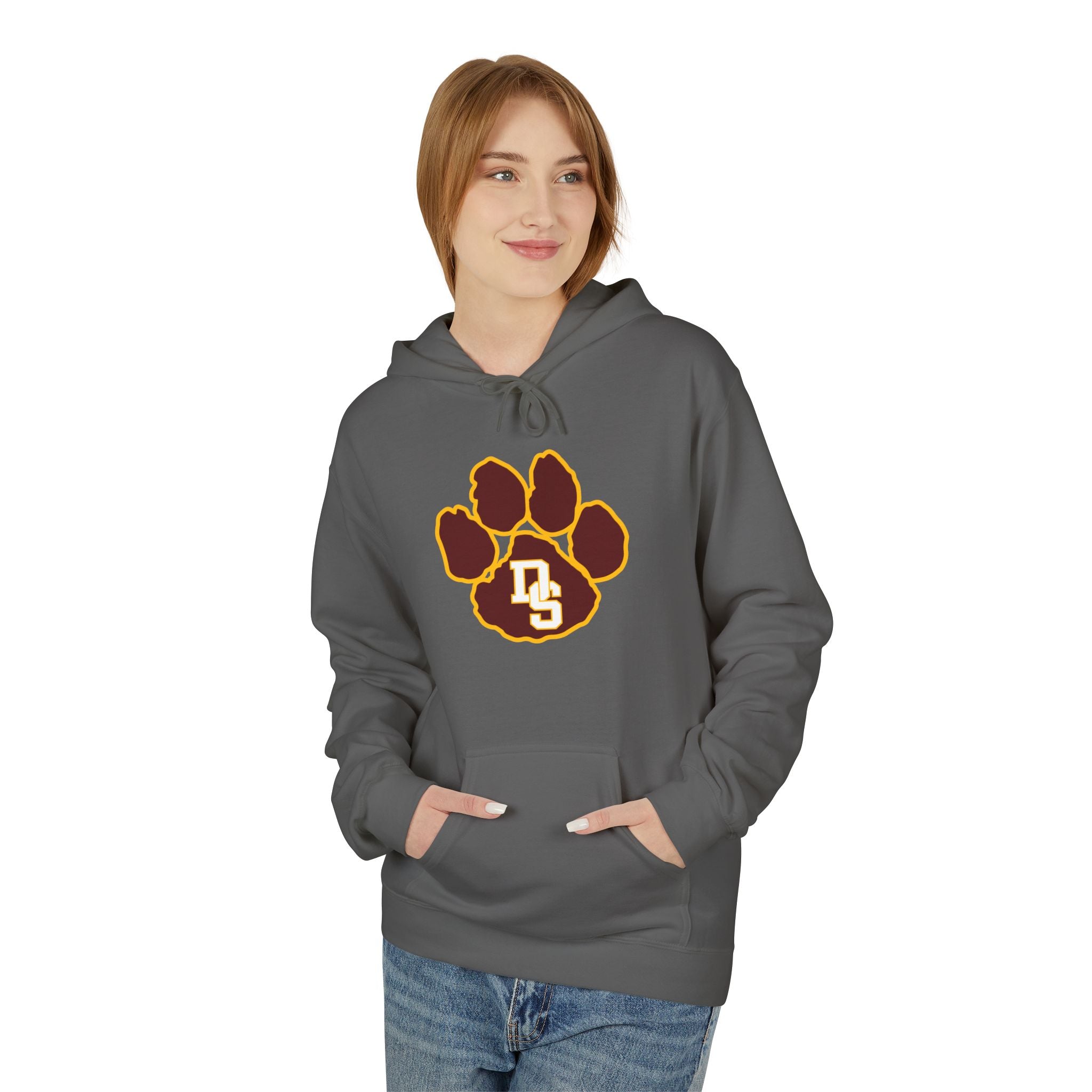 "PAW"  Unisex Midweight Softstyle Fleece Hoodie-6 color options