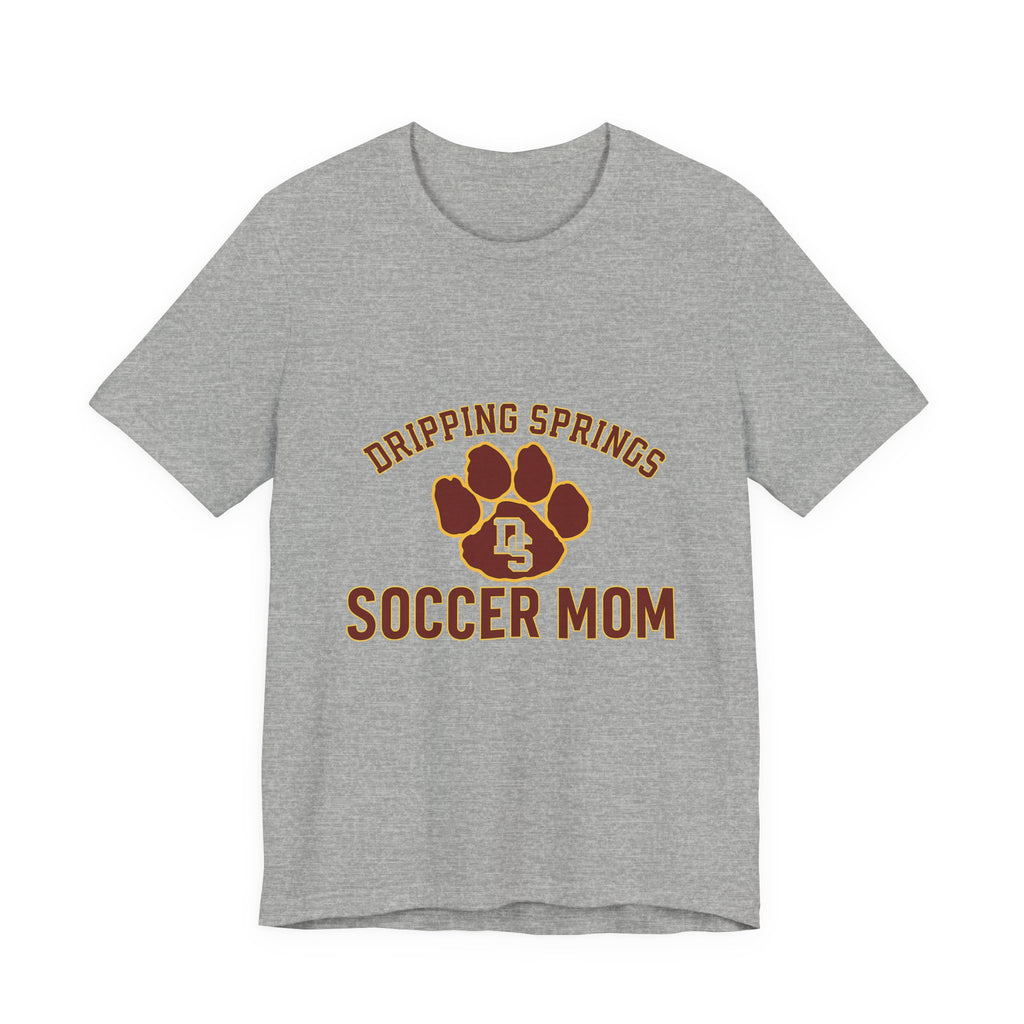 "SOCCER MOM" Unisex Jersey Short Sleeve Tee, 9 color options