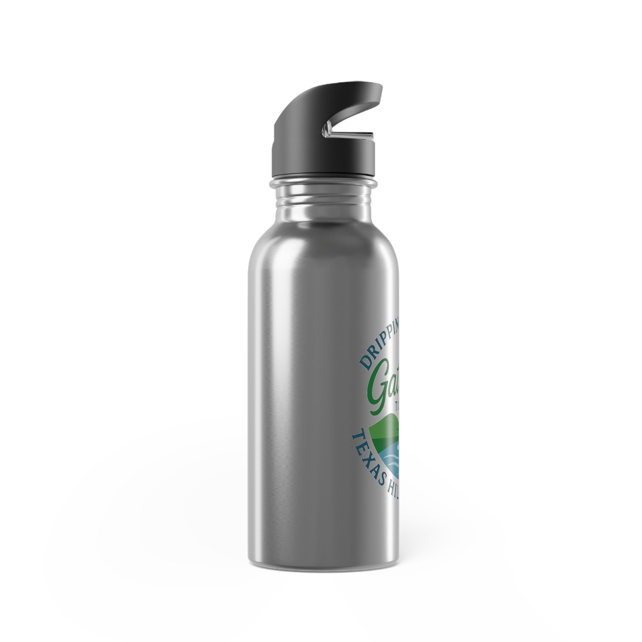 Gateway to hill country Stainless Steel Water Bottle With Straw, 20oz