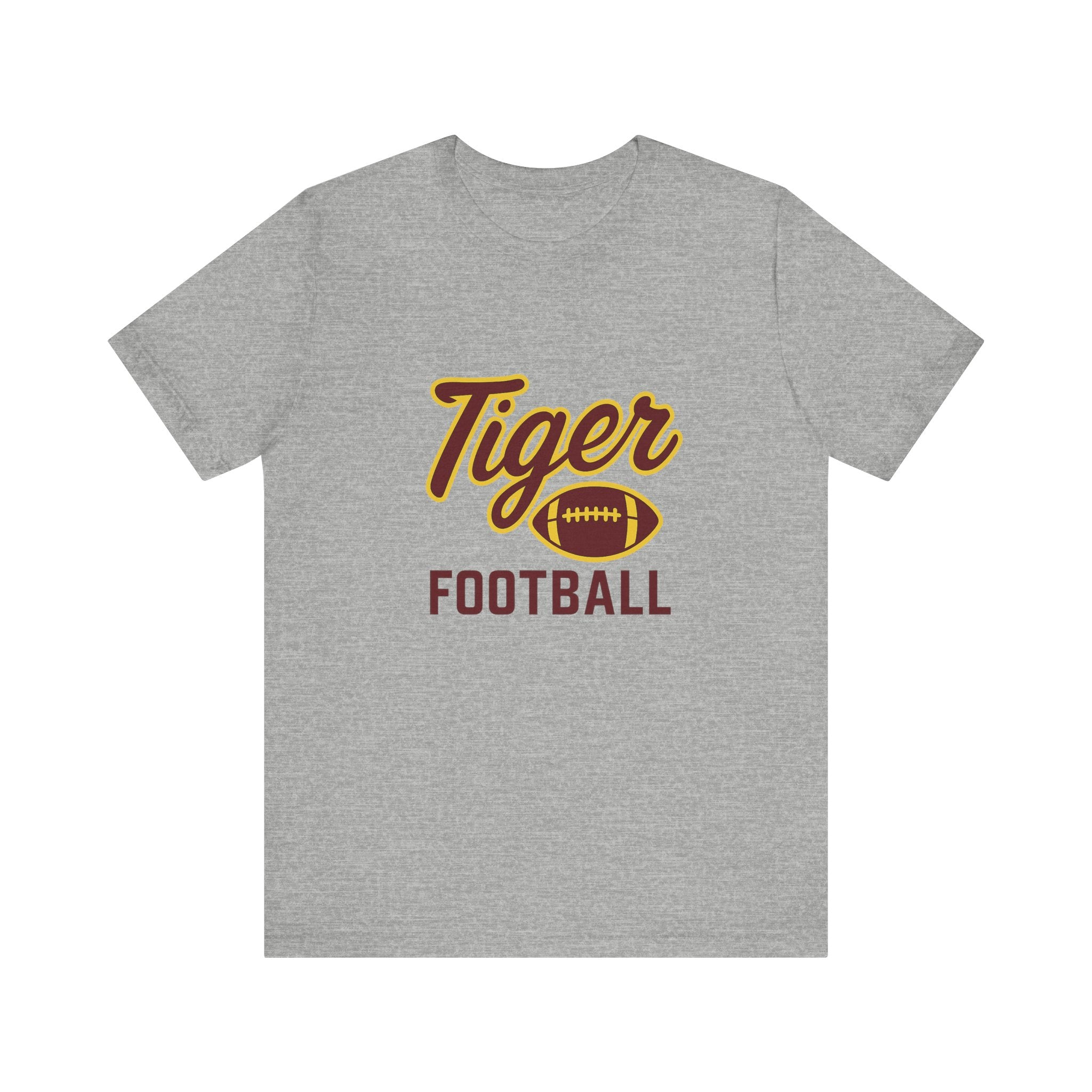 "UNFINISHED BUSINESS TIGER FOOTBALL"  Unisex Jersey Short Sleeve Tee ( 7 color options available)