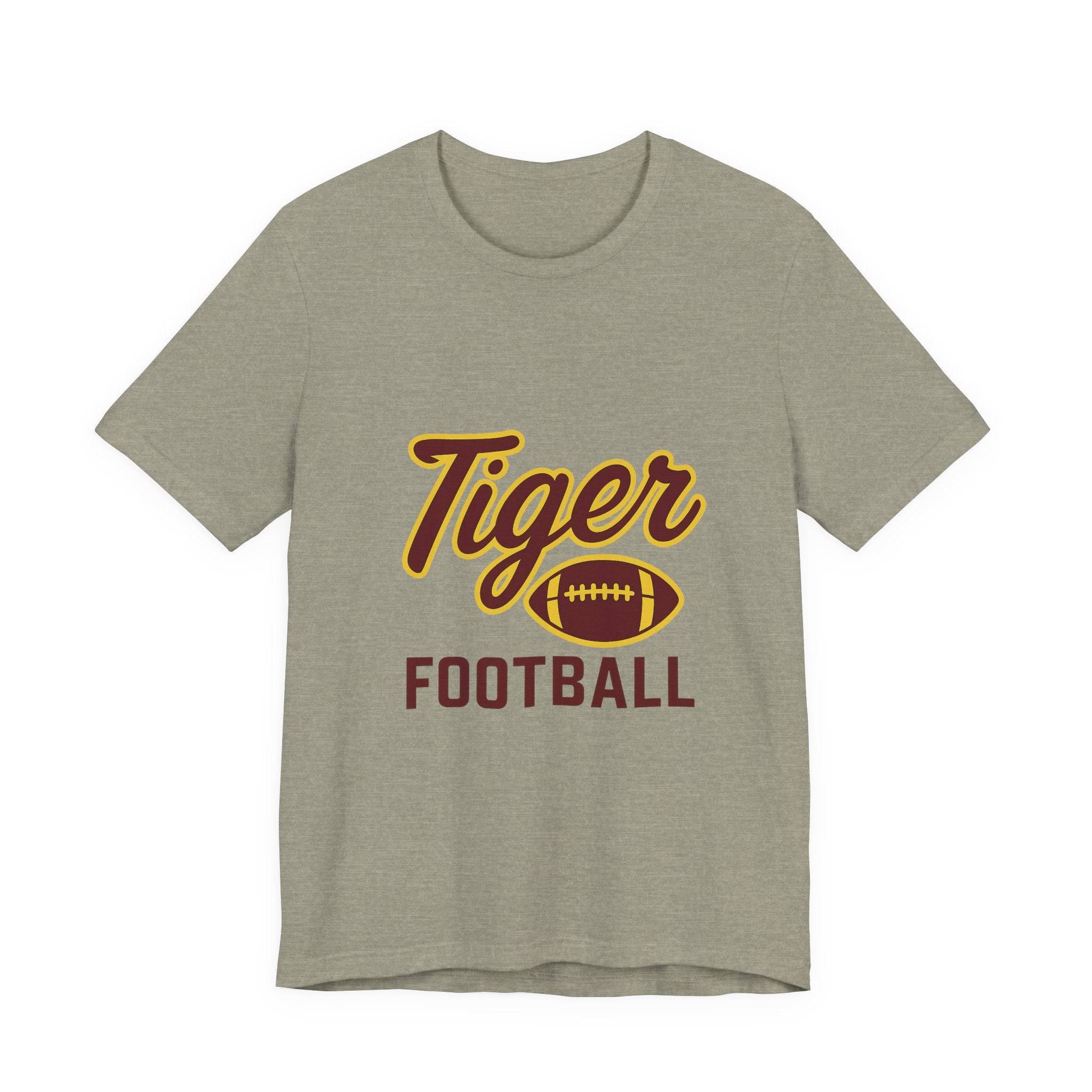 "TIGER FOOTBALL" Unisex Jersey Short Sleeve Tee- 7 color options