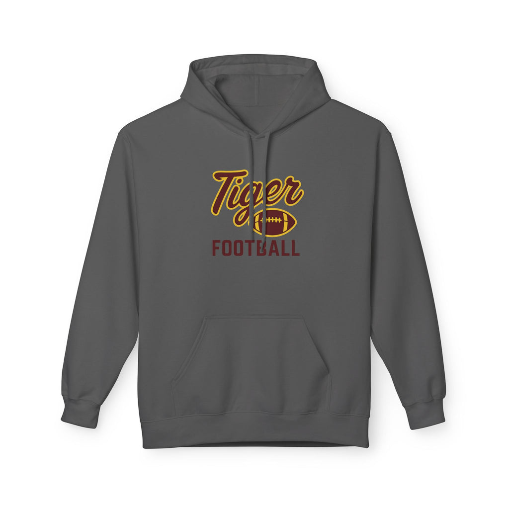 "TIGER FOOTBALL"  Unisex Midweight Softstyle Fleece Hoodie- 6 color options